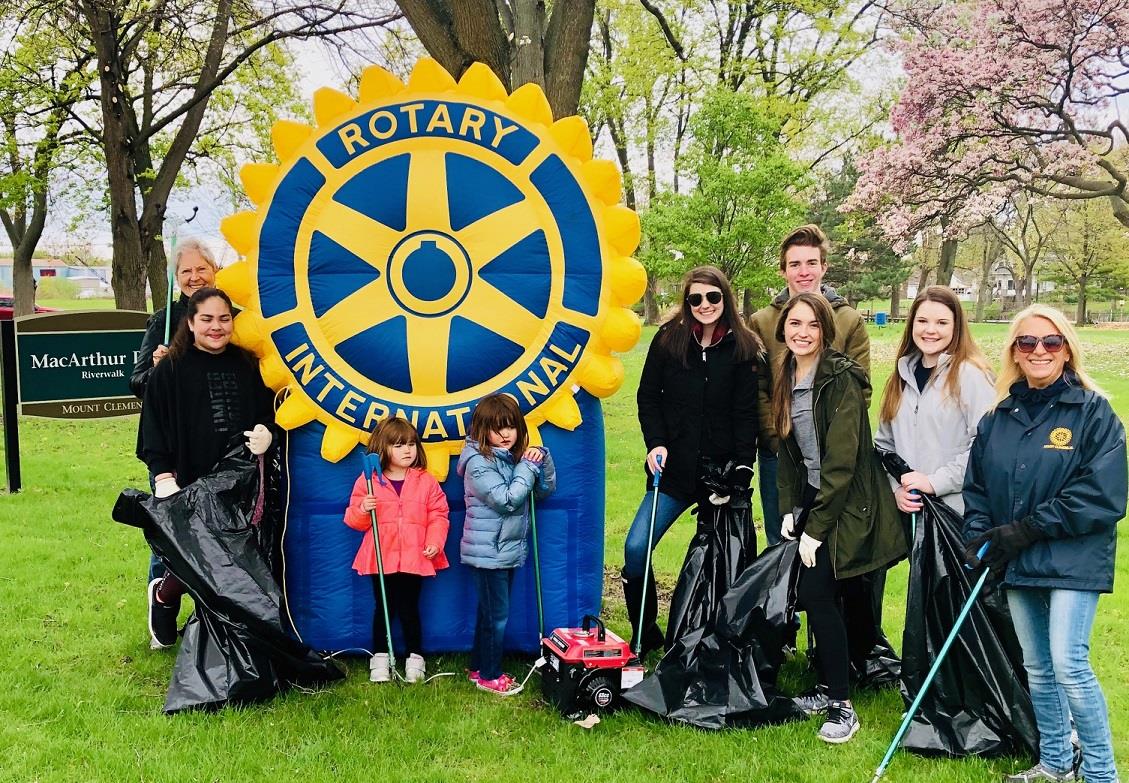 Mt. Clemens Rotary Cleanup Rotary District 6380